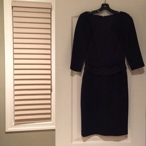 Navy David Meister dress